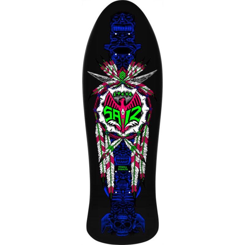 Powell Peralta Steve Saiz Totem Blacklight 10″ Skateboard Deck
