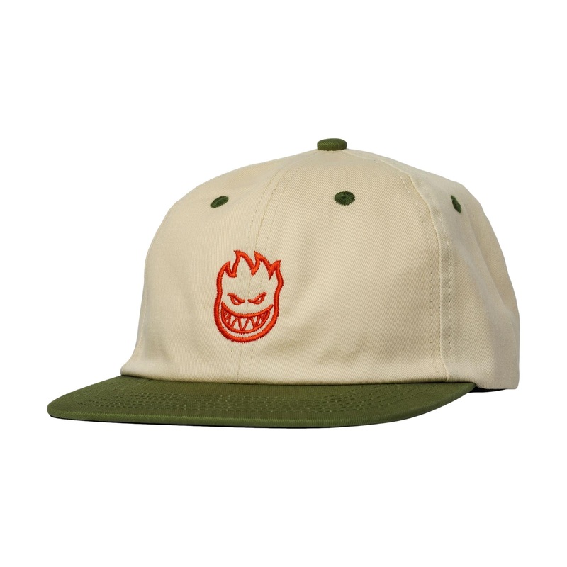 Spitfire Adj. Lil Bighead Fill Strapback Hat Natural/Olive