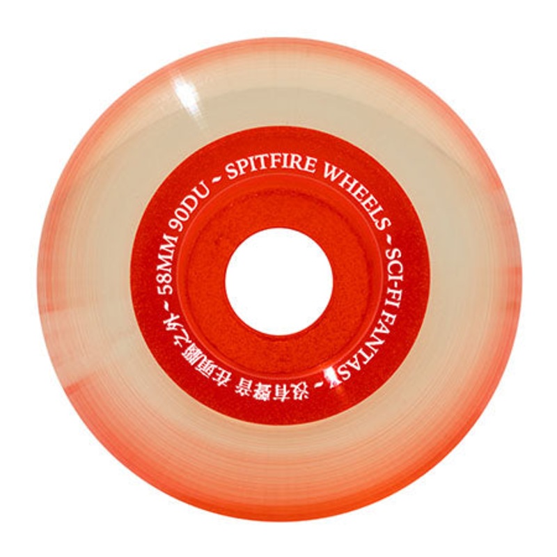 Spitfire Spitfire x Sci-Fi Fantasy 90D Sapphire Wheels Orange 58mm