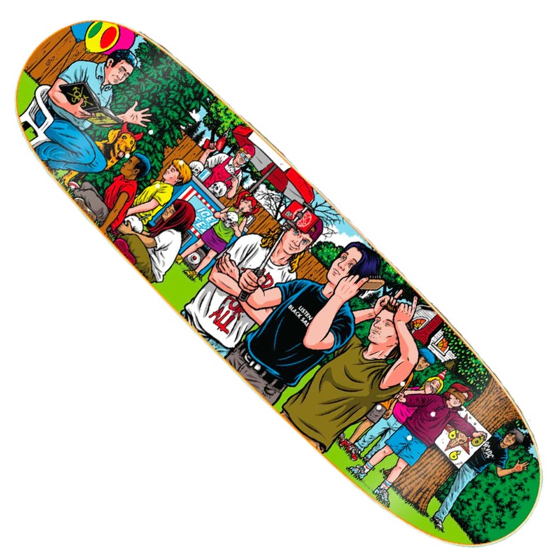 Strangelove Serial Party II Glow In The Dark Deck Multicolor 9 x 32.5 WB:14.75