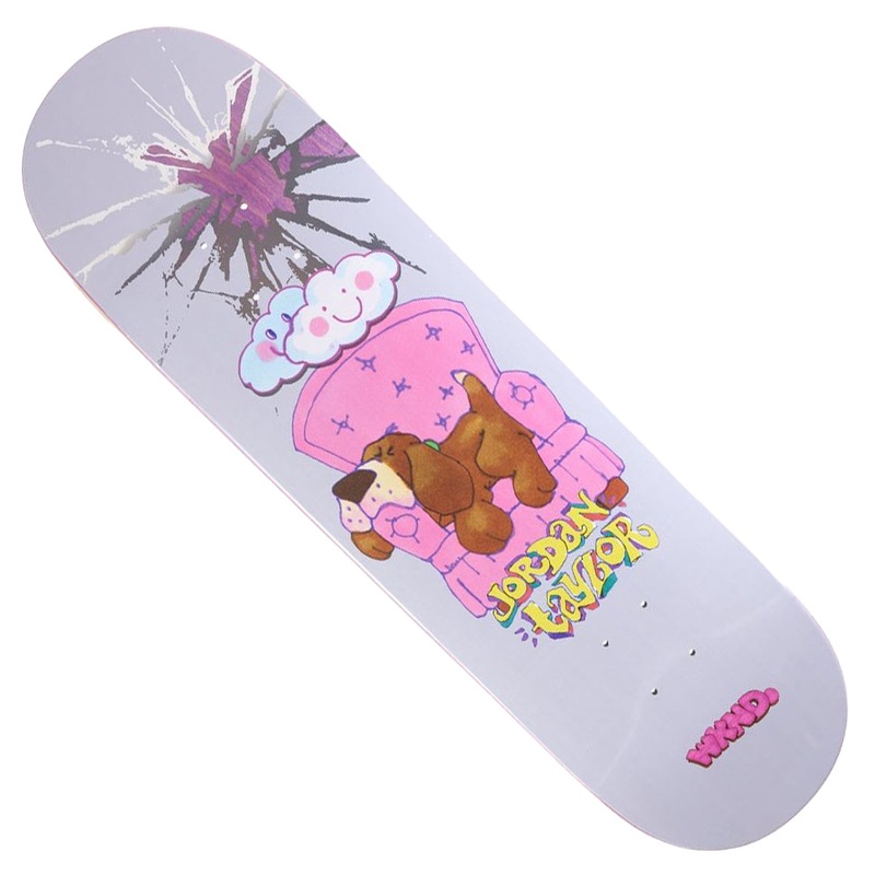 WKND Skateboards Jordan Taylor Good Croak Deck Assorted Underlay 8.375 x 32.5 WB:14.5