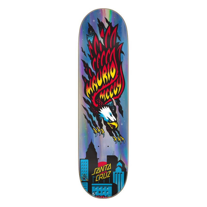 8.25in McCoy Ripping Eagle VX Santa Cruz Twin Skateboard Deck No Color 8.25in x 31.83in