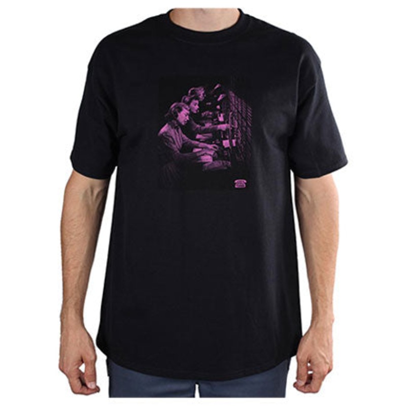 Dial Tone Switchboard T Shirt Black Extra Large