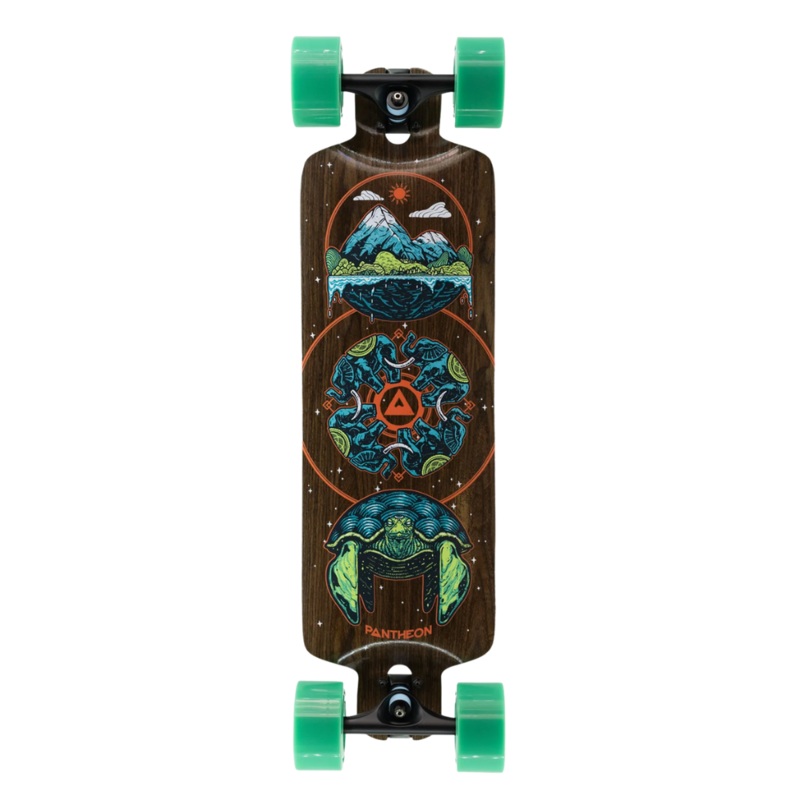 Pantheon Pranayama Cosmic Turtle 31″ Drop Through Longboard