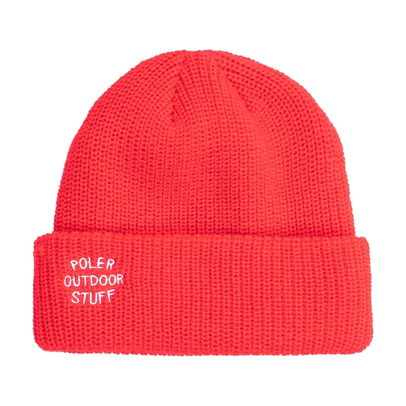 Poler Fancyman Beanie Red
