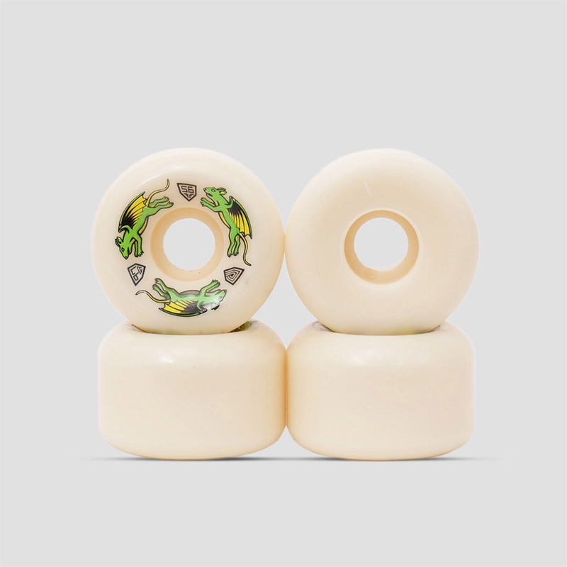 Powell Peralta Dragon Formula 56mm 36mm 97A Nano Rats V6 Skateboard Wheels Natural
