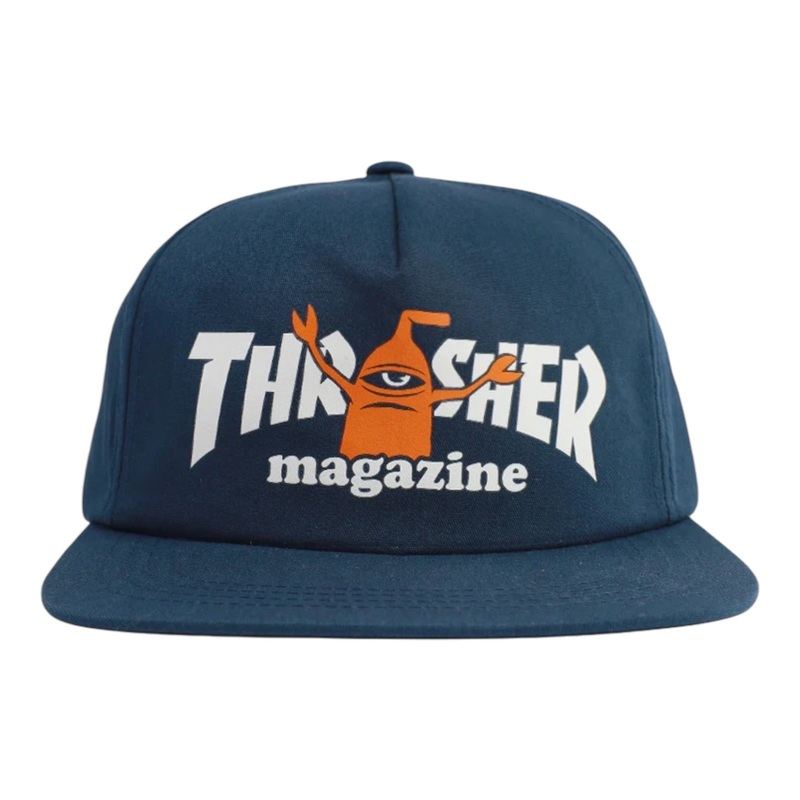 Thrasher x Toy Machine – Sect Hat Navy OS