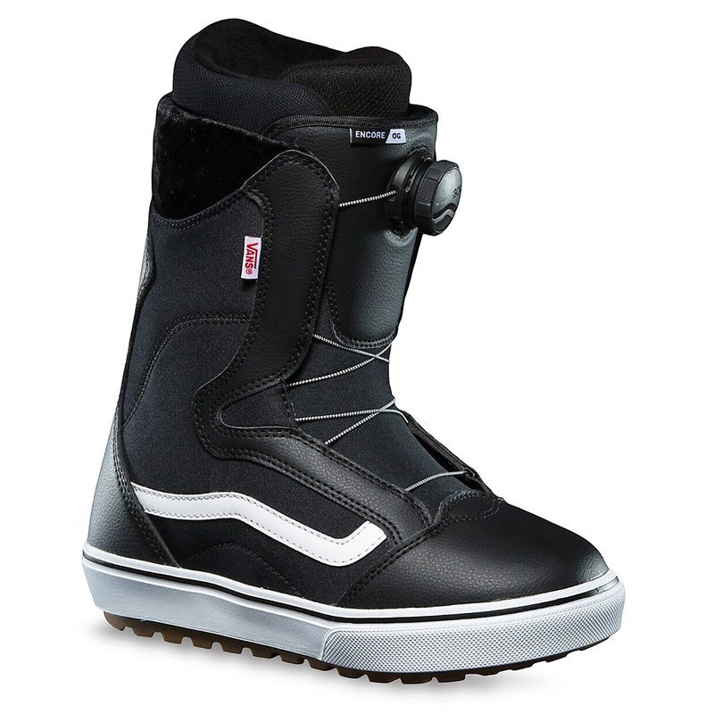 Vans Encore OG Womens Snowboard Boots Black/White 2024 6