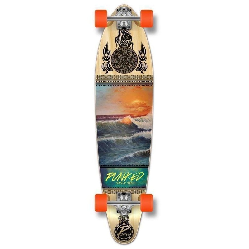Wave Scene 40″ Kicktail Longboard from Punked – Complete Complete