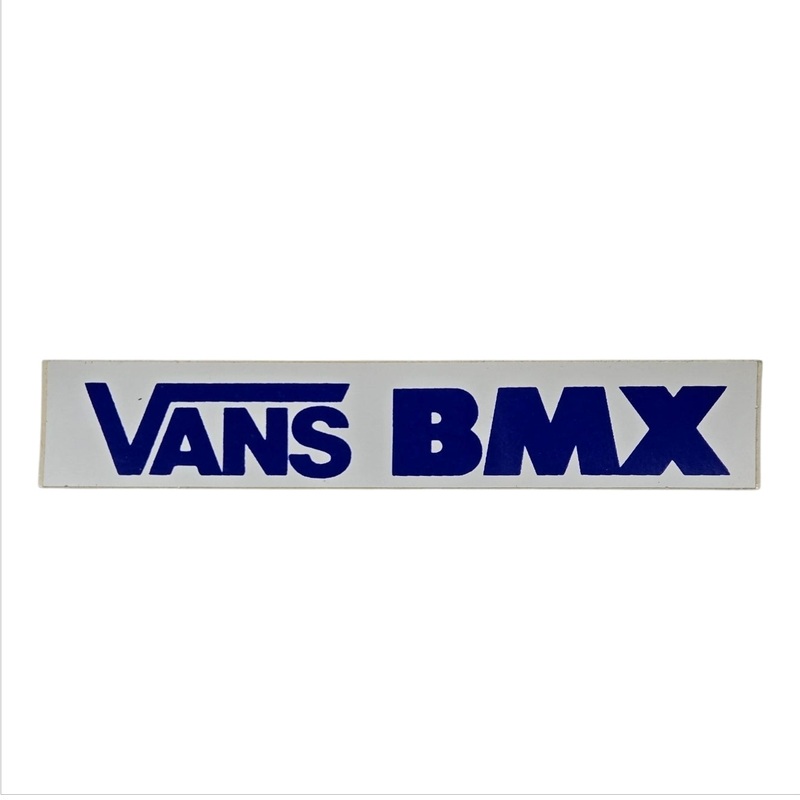 5.5″ Vintage 80s VANS BMX Sticker – BLUE