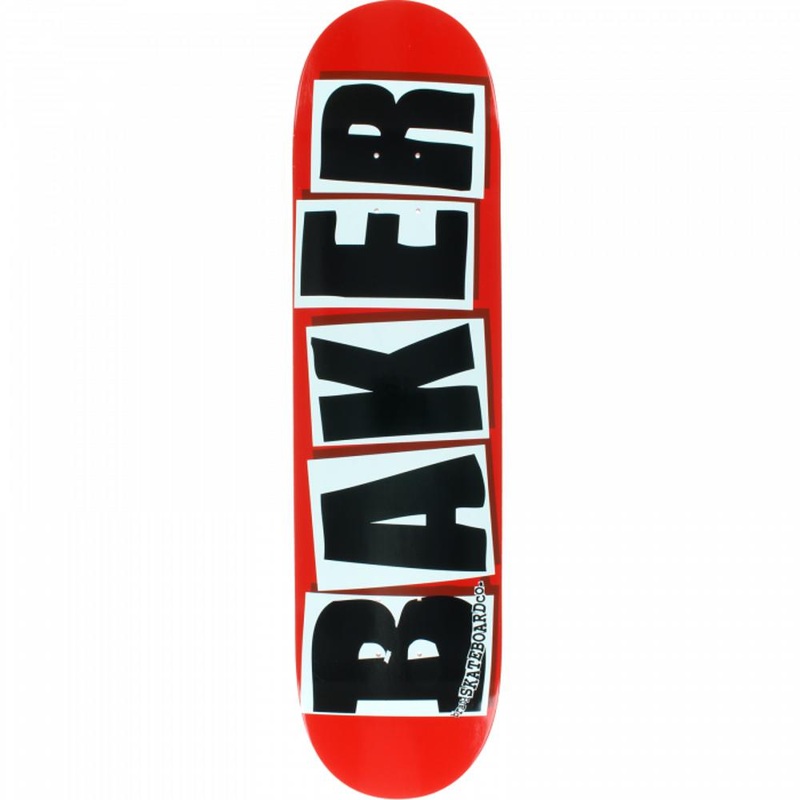 Baker Brand Logo Red/Black 8.75″ Skateboard Deck Deck