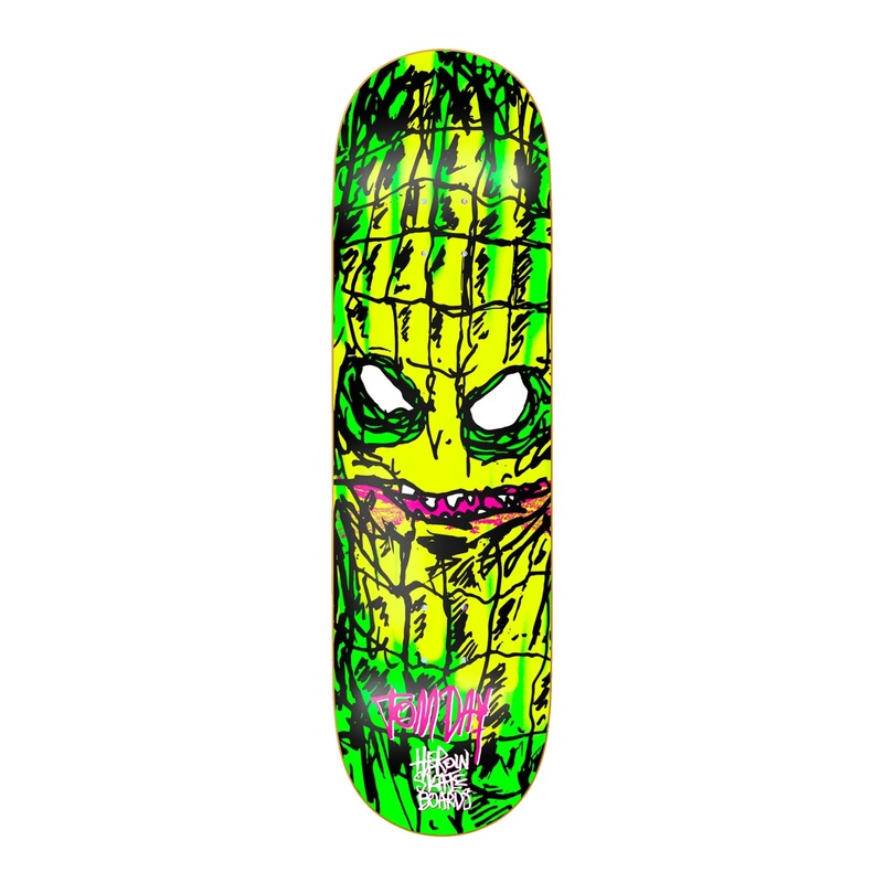 Heroin – 8.75″ Tom Day Savages Deck – Green/ Yellow 8.75″