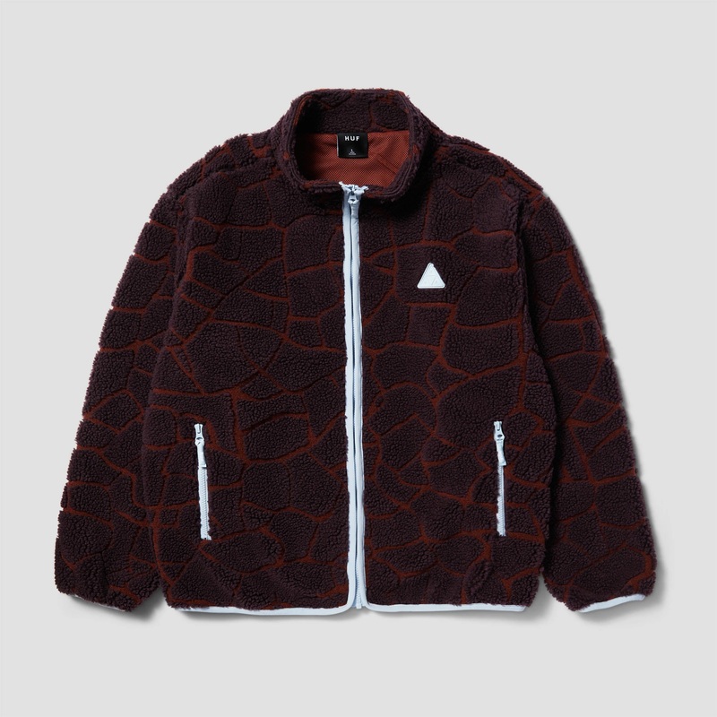 HUF Quake High Pile Fleece Crew Small