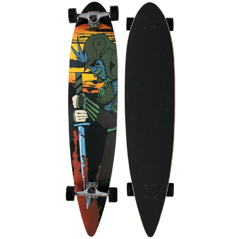 Krown Samurai Warrior 43″ Pintail Longboard Complete