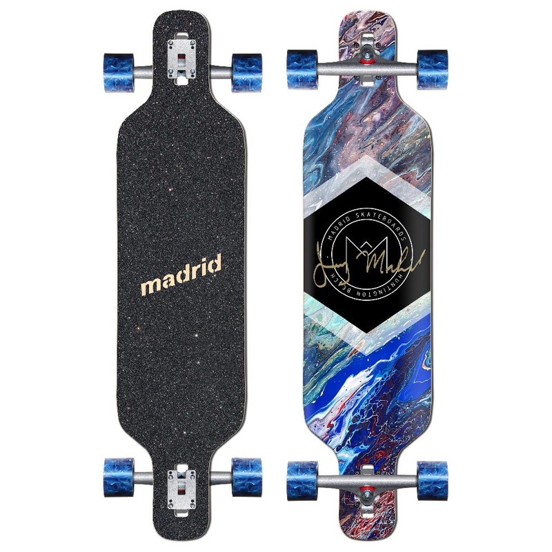 Madrid Dream 40″ Azul Longboard Drop Through Complete