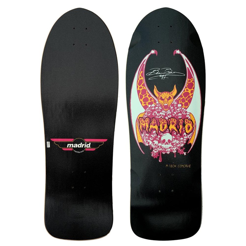 Madrid Retro Beau Brown | Metallic Limited Edition | 30.75″ Old School Longboard Deck