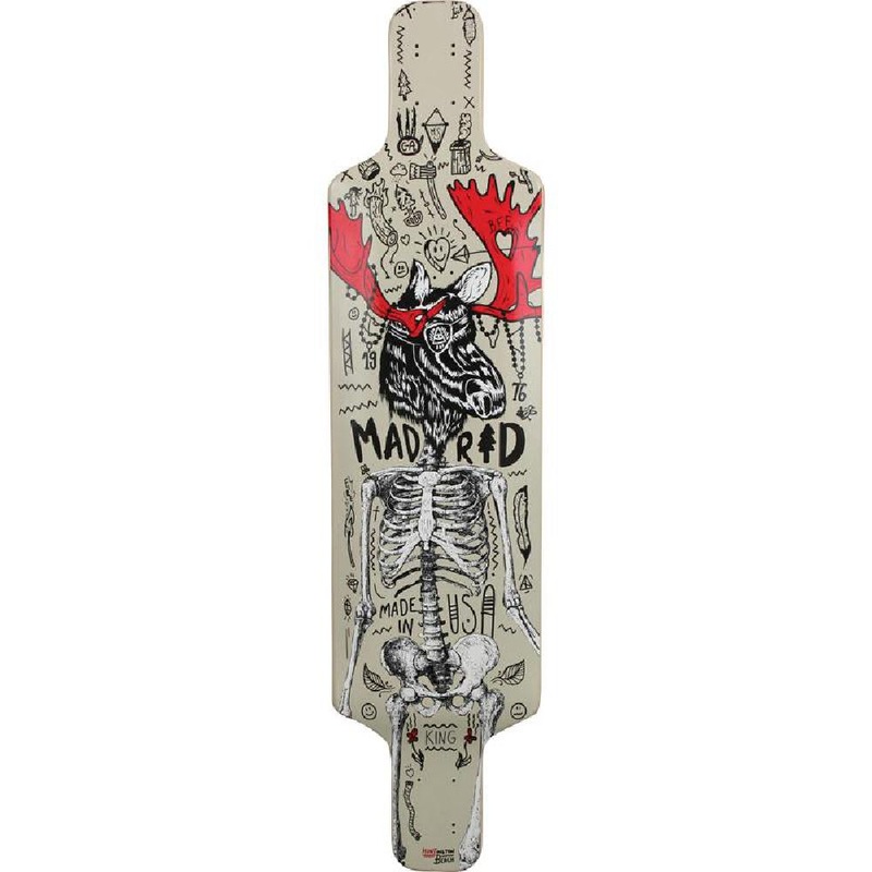 Moose D.T.F Freeride 41″ Top mount Longboard Deck 2016