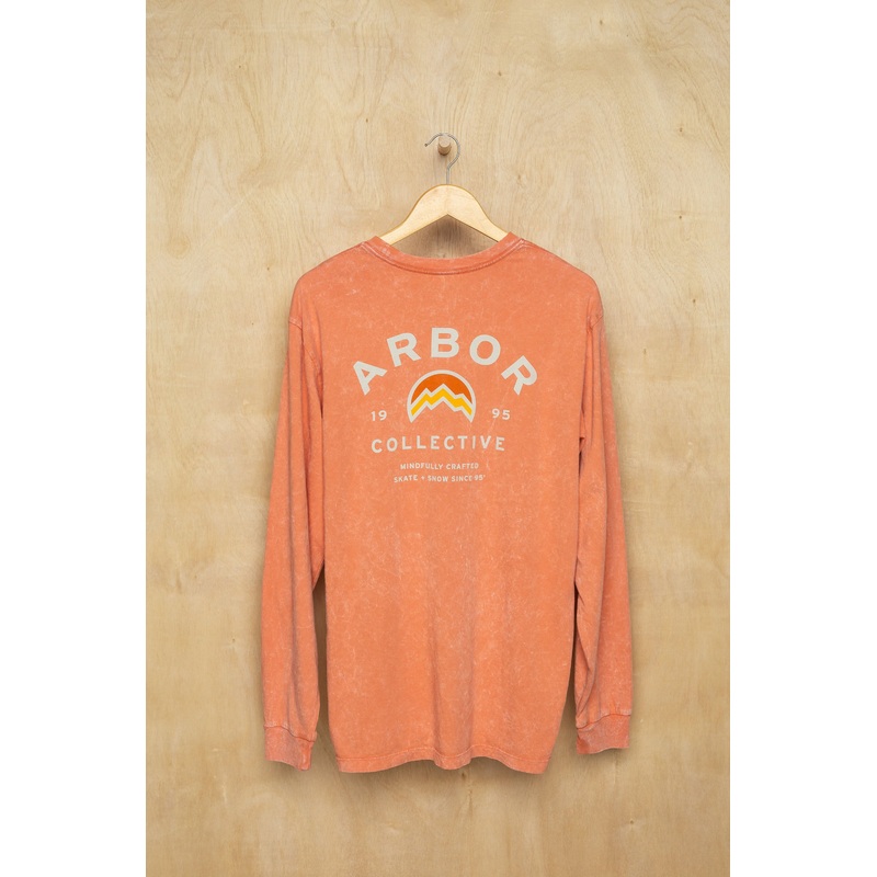 MTN Long Sleeve Tee – Mineral Wash Amber Small Mineral Wash Amber
