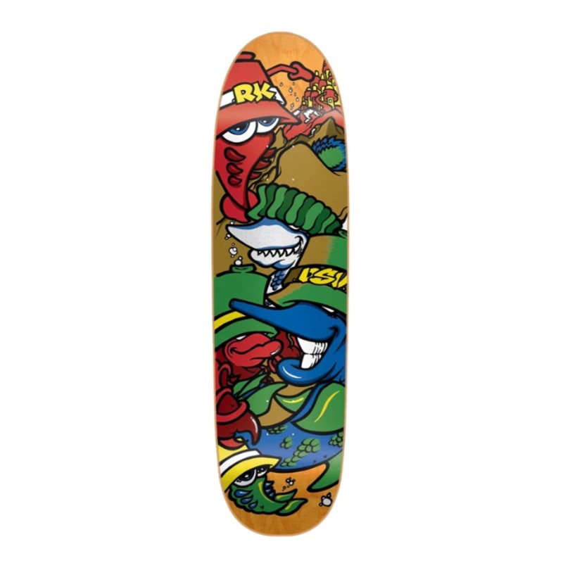 New Deal Ron Knigge DSV Heat Transfer Orange Deck 8.6 in 8.6 in