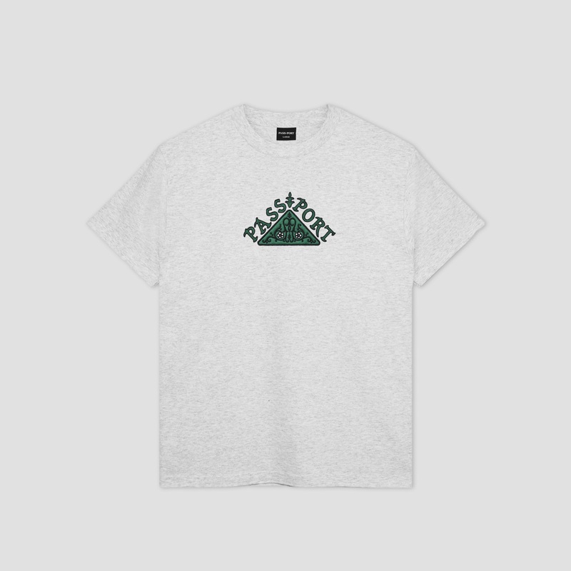 PassPort Manuscript T-Shirt Ash Small