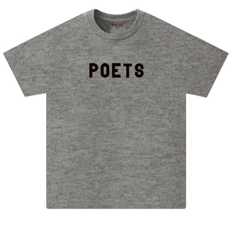 Poets OG Graphite T Shirt Graphite Heather Medium