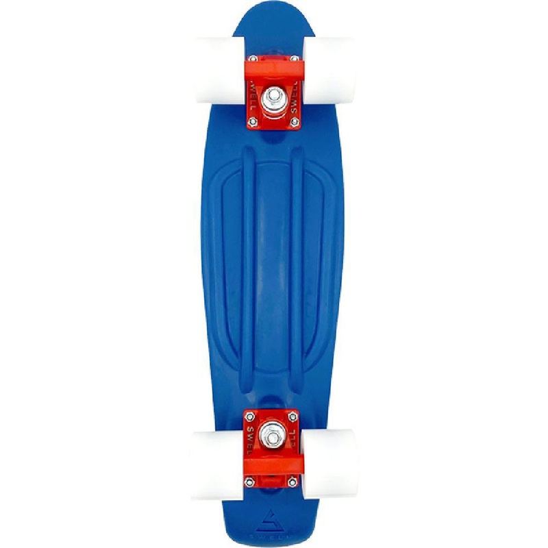 Swell 22″ Complete Oceans Blue White Mini Skateboard Complete