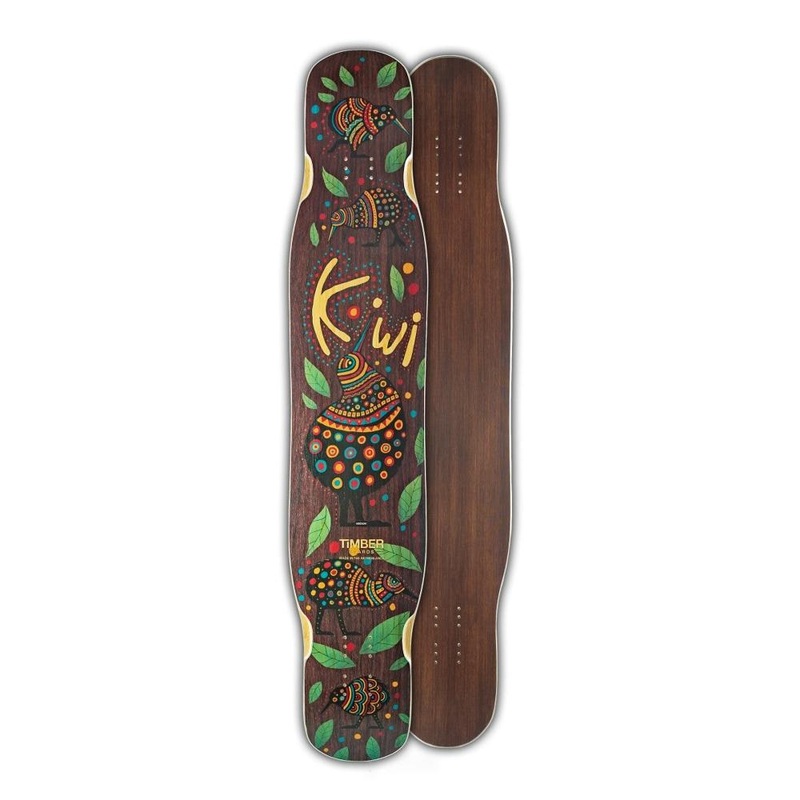 Timber Kiwi 46″ Dancing Freestyle Longboard Deck – Flex-3