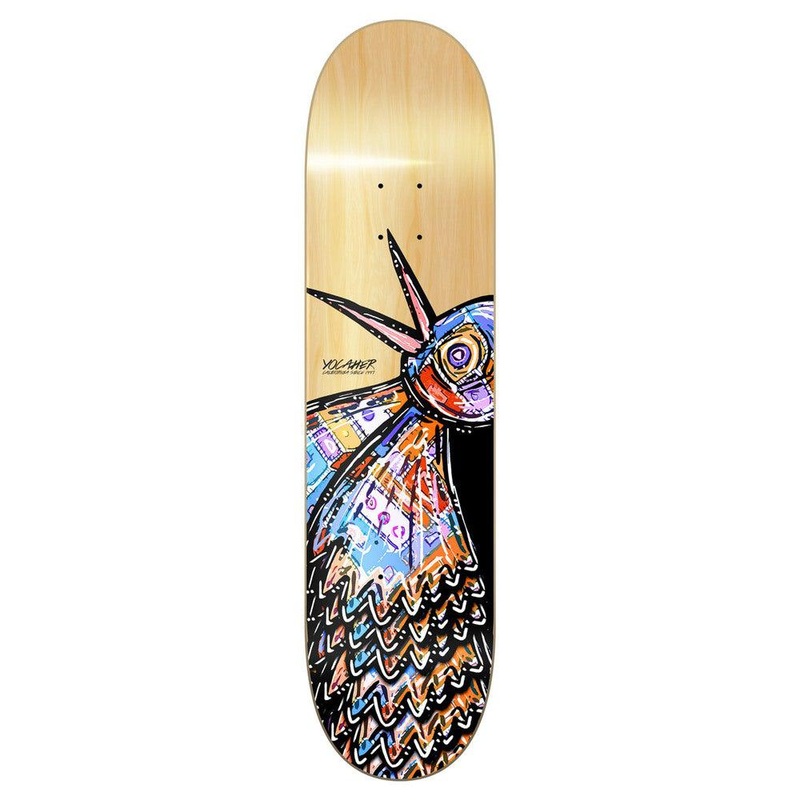Yocaher Graphic Skateboard Deck – The Bird Natural 7.5″