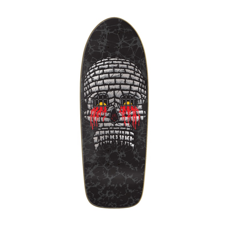 10.4in Doom Skull Creature Shaped Skateboard Deck No Color 10.4in x 29.1in
