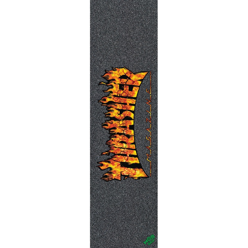 9in Thrasher Real Flame Large Mob Skateboard Griptape Graphic No Size