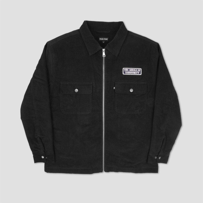 PassPort Community Zip Up Jacket Black Medium