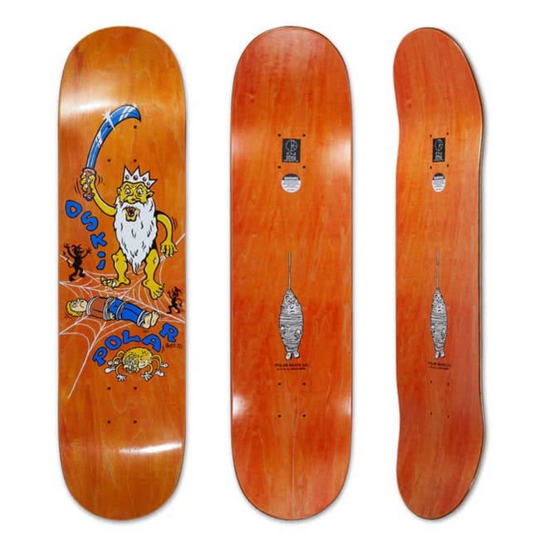 Polar Skateboards “Oski- Spider King” 8.0″ Deck