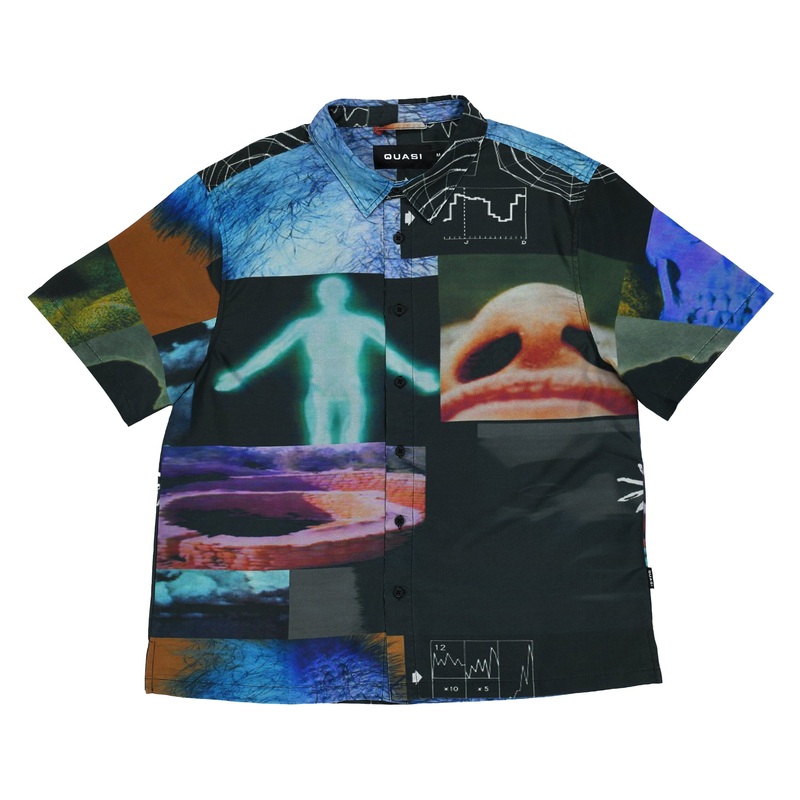 Quasi Dementia Button Up Shirt Multicolor M
