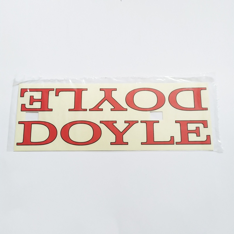 S&M Bikes Chris “DOYLE” BMX Frame Decal / Sticker Set