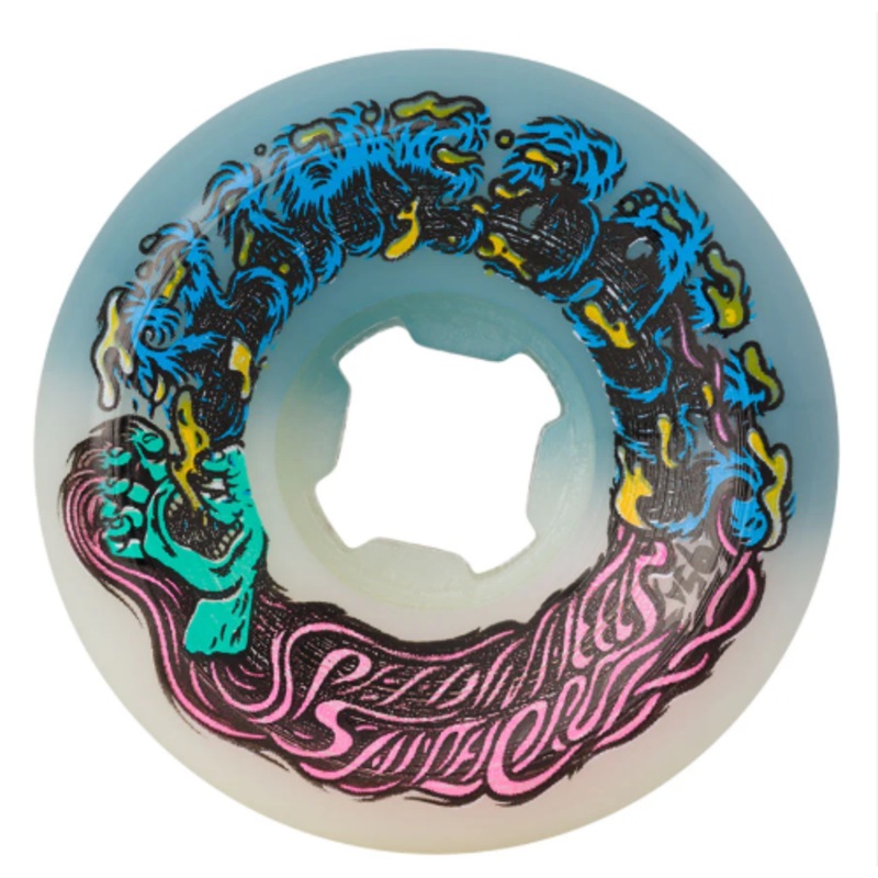Sale: Slime Ball Wheels “Hairballs 50/50” Teal/White 54MM/95A Wheels