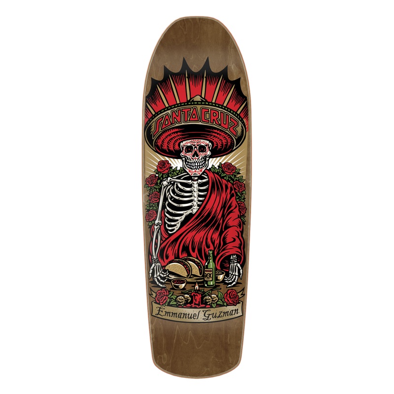 Santa Cruz Guzman Divine Diner 9.16″ Shaped Skateboard Deck