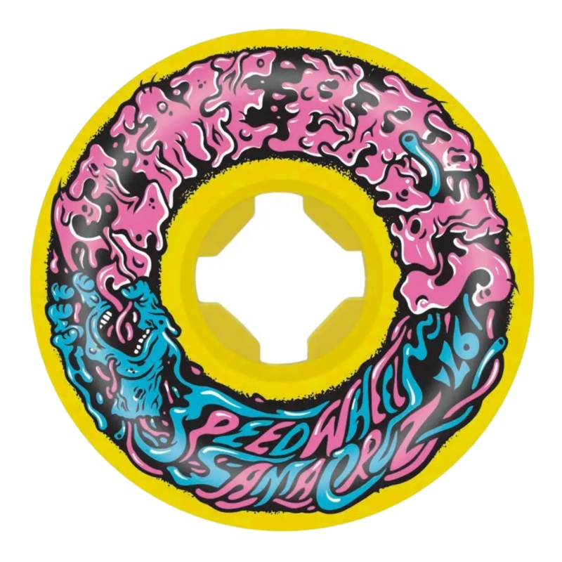 SANTA CRUZ VOMIT MINI II WHEELS YELLOW SLIME BALLS 97A 54MM 54mm