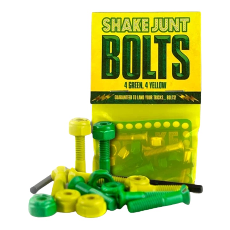 SHAKE JUNT BAG O’ BOLTS 4 GREEN, 4 YELLOW 7/8 allen