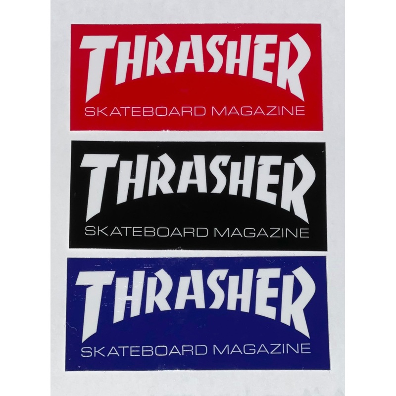 Thrasher Skateboard Magazine Stickers 3 Pack