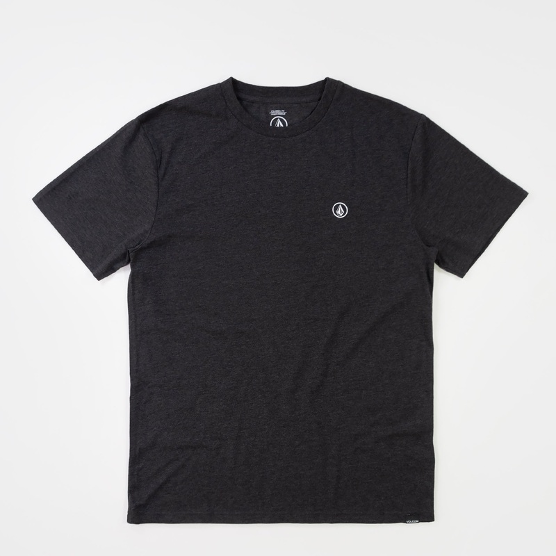 Volcom Circle Blanks T-Shirt – Heather Black S