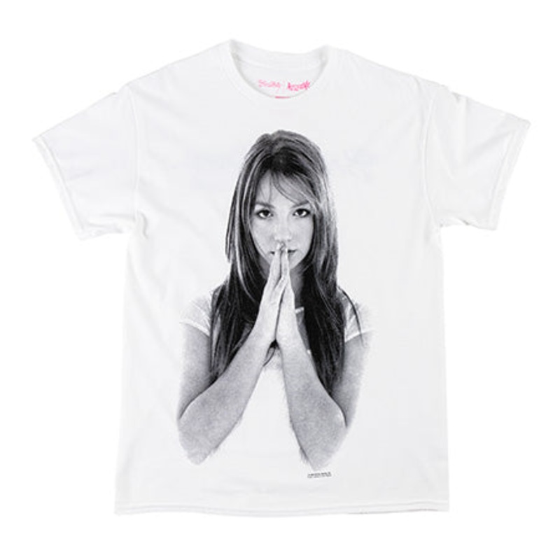 Welcome Skateboards Britney Believe T Shirt White Small