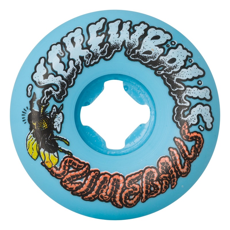 56mm Screw Balls Speed Balls Blue 99a Slime Balls Skateboard Wheels Blue 56mm