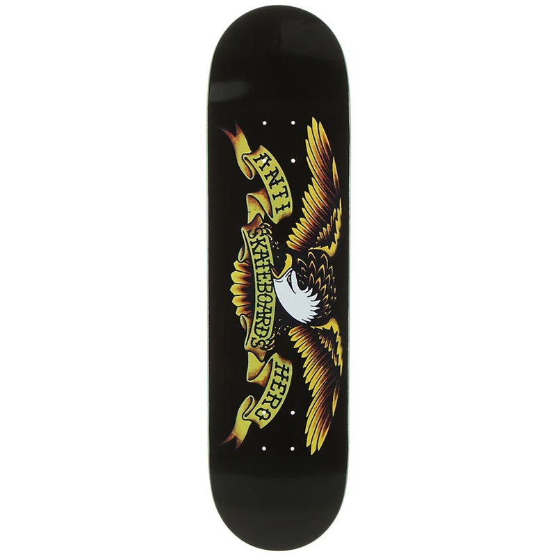 Antihero Classic Eagle Black Deck 8.12 x 32