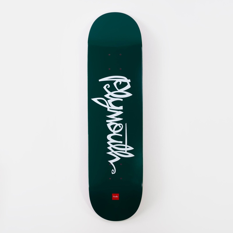 Chocolate – 8.25″ Flip the Script Plymouth Deck – Argyle Green 8.25″