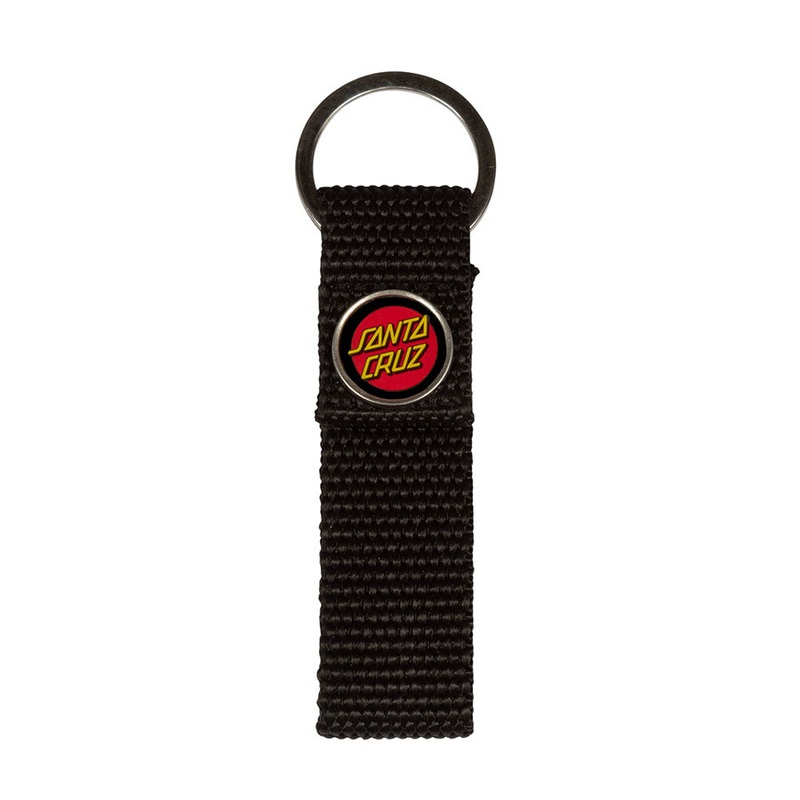 Classic Dot Web Key Chain Santa Cruz Black OS