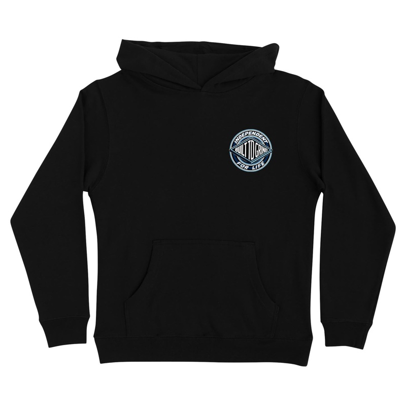 For Life Clutch Youth Independent Pulloveer Hoodie Black S