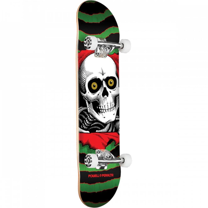 Powell Peralta Ripper 8.0″ Green Stain/Red Skateboard