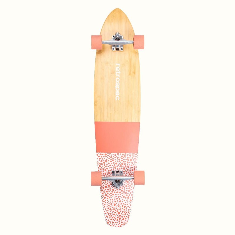 Retrospec Zed Coral Reef 44″ Kicktail Longboard Complete
