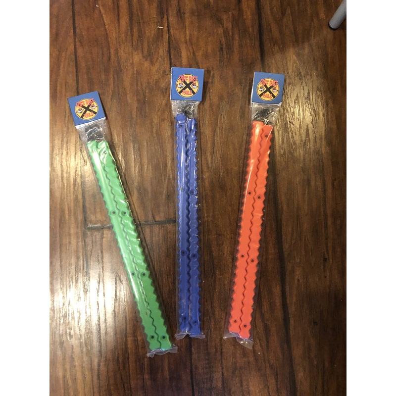 Riff Raff Zig Zag Skateboard Rails 13.5″ Orange