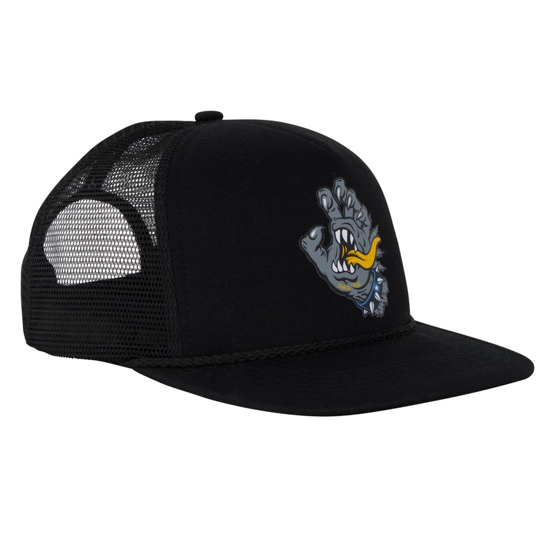 Santa Cruz Meek OG Slasher Hand Mesh Trucker Hat – Black